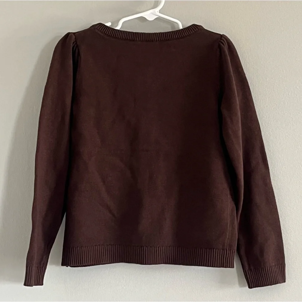 Gymboree Applique Pumpkin Cardigan Sweater